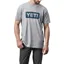 Yeti Logo Badge Short Sleeve T-Shirt - Grey/Navy